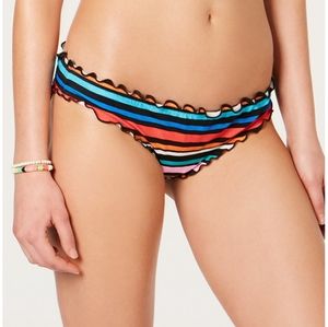 New SUNDAZED Lucky Stripes Cheeky Bikini Bottoms